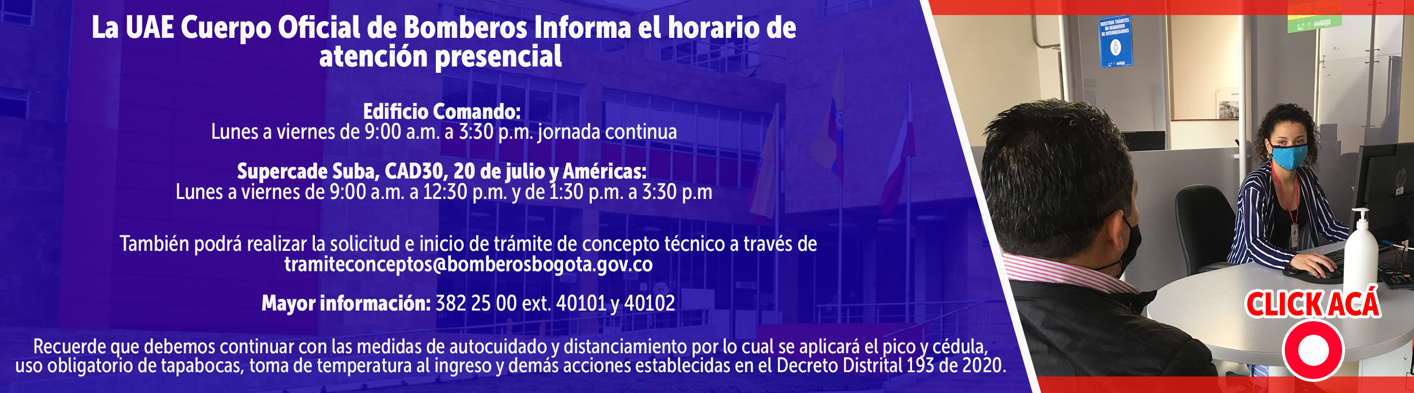 Horario de Atención 
