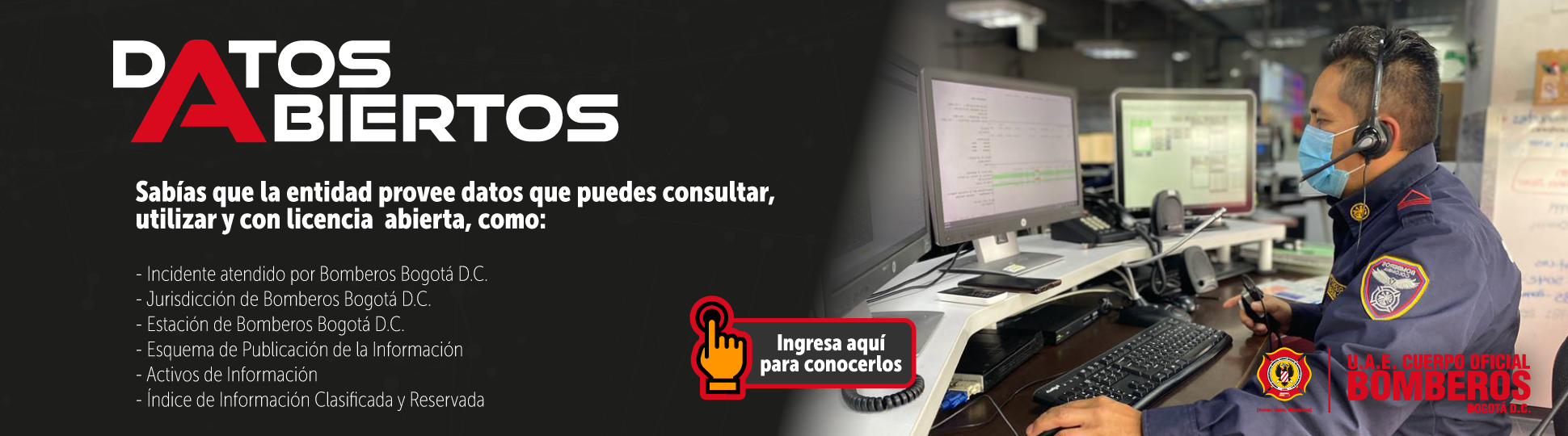 Acceso a Datos Abierto de Bomberos