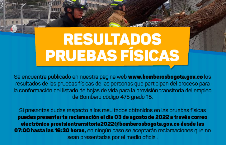 Resultados de Pruebas Físicas