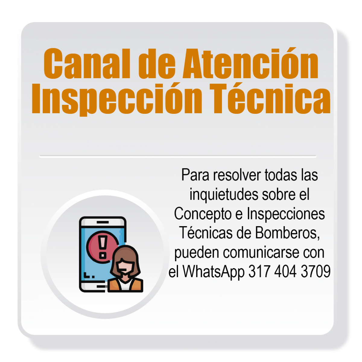 Canal de Atención Inspección Técnica