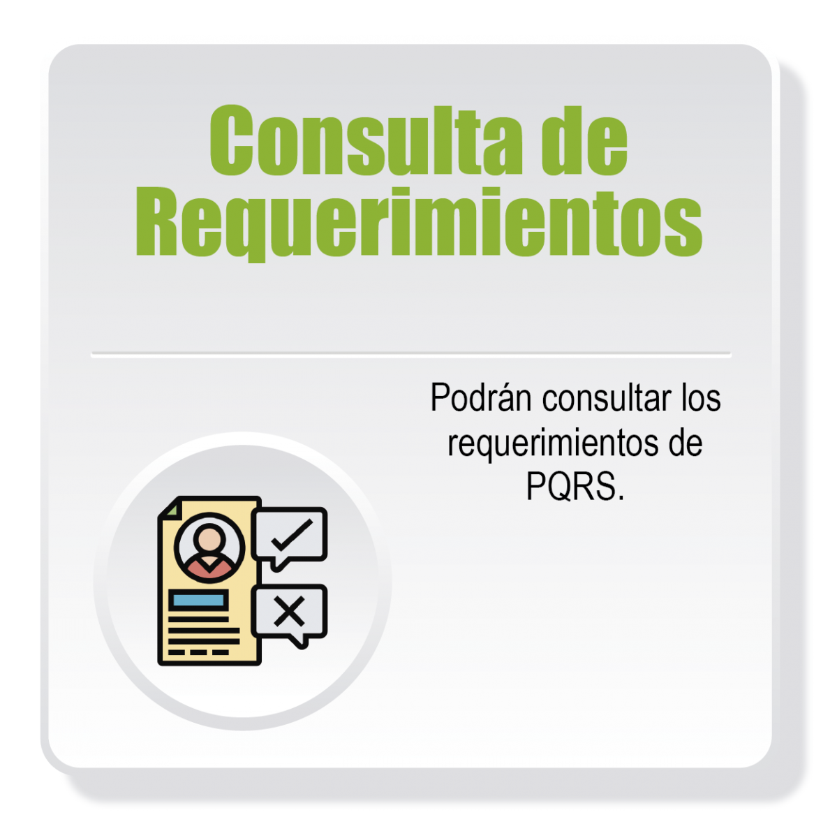 Consulta de Requerimientos