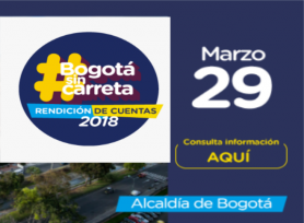Rendición de Cuentas 2018 Alcaldía de Bogotá
