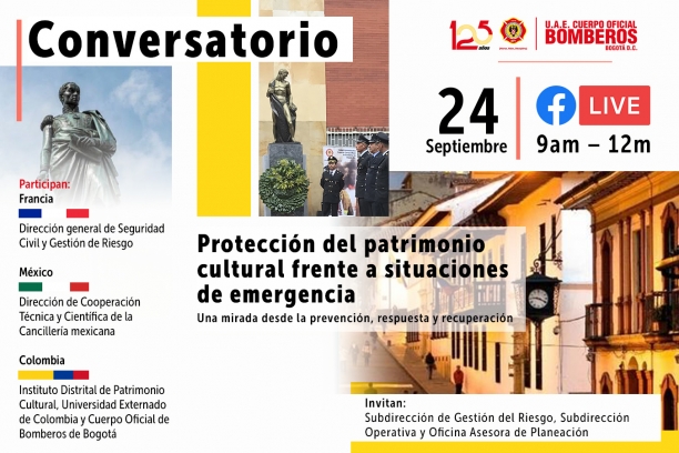Conversatorio sobre protección al patrimonio cultural frente a situaciones de emergencia