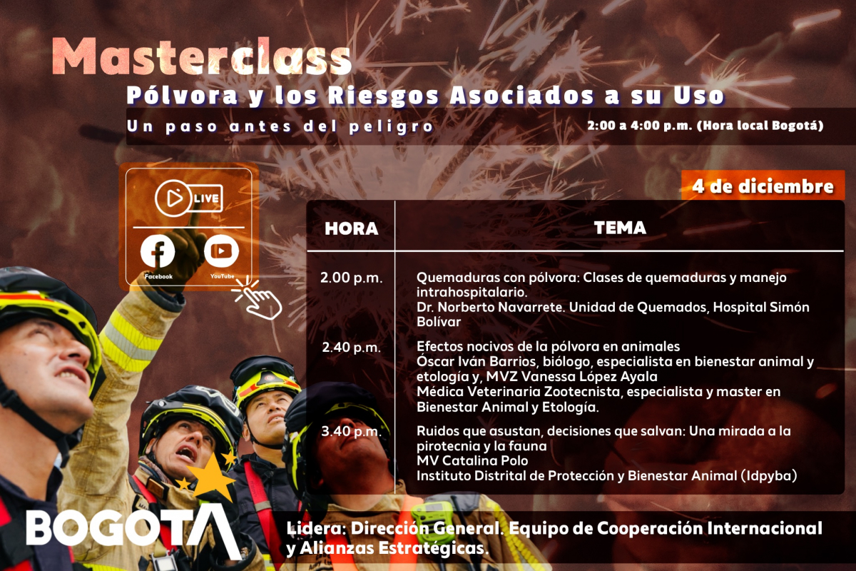 MasterClass de Pólvora y los riesgos asociados a su uso