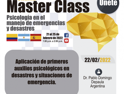 Aplicación de primeros auxilios psicológicos en desastres y situaciones de emergencia