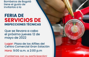 Invitación a la Feria de Servicios de Inspecciones Técnicas en la plaza de los alfiles  Centro Comercial Gran Estación