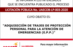 LICITACIÓN PÚBLICA No. UAECOB-LP-003-2020