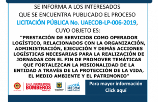 LICITACIÓN PÚBLICA No. UAECOB-LP-006-2019