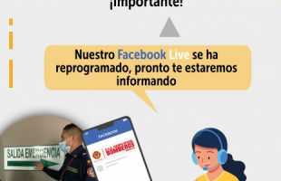 Nuestro Facebook Live se ha reprogramado pronto te estaremos informado