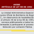 Aviso - Articulo 30 Ley 80 de 1993