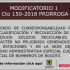 Modificatorio 1 - CTO 150 - 2018