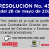 RESOLUCIÓN No. 452 del 28 de mayo de 2020