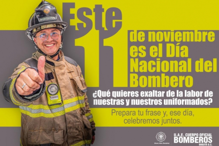 11 de noviembre día nacional del Bombero