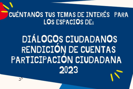 Cuéntanos tus temas de interés