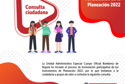 Consulta Ciudadana Formulación Planes 2022 