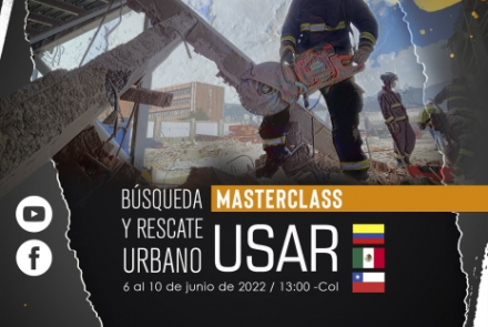 Acceso a las inscripciones del MasterClass - Búsqueda y Rescate Urbano - USAR
