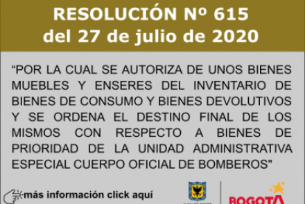 RESOLUCION 615 DE 2020