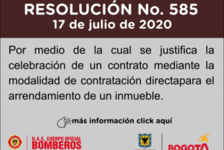 Resolución 585 de 2020