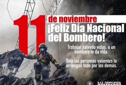 ¡Felicitamos a nuestros Bomberos hoy en su día, gracias por su entrega!