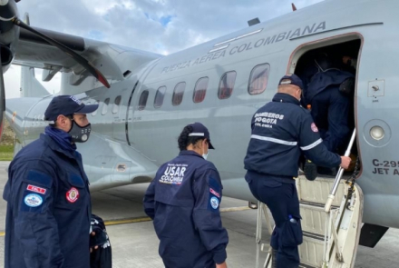 Integrantes del equipo USAR Col-1 brindará apoyo en Haití