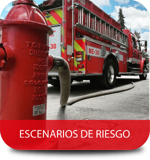 Hidrante con Camión de Bomberos
